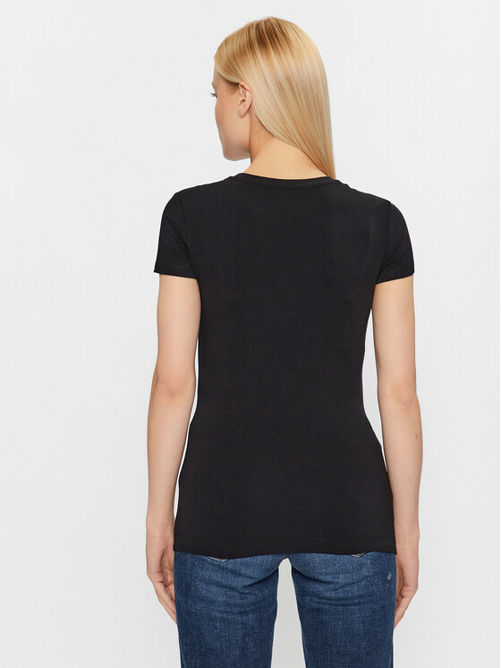 Guess Guess Тишърт W3BI53 J1314 Черен Slim Fit