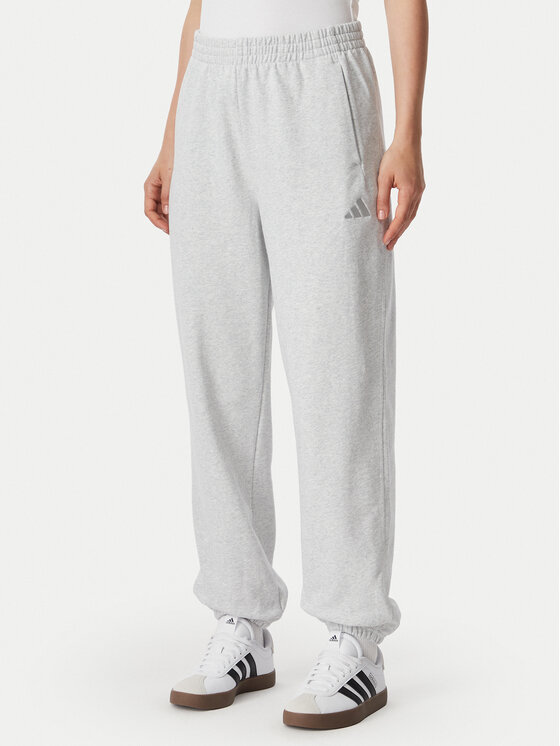 adidas Pantaloni trening Kit Small Logo Regular Cuffed KU7941 Gri Regular Fit