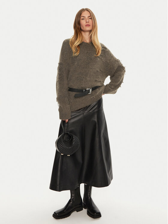 Munthe Munthe Kampsun Taccu 243160724373 Pruun Loose Fit