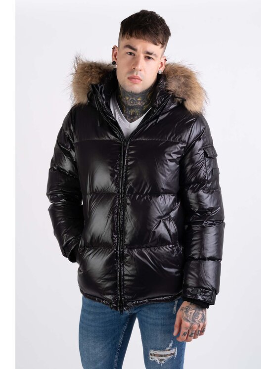 ROCKANDBLUE ROCKANDBLUE Kurtka puchowa Manson Shine Czarny Regular Fit