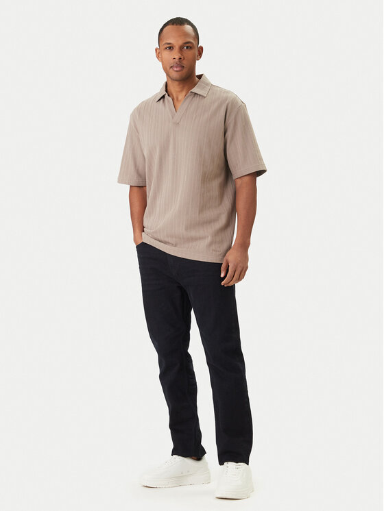 HUGO HUGO Pólóing Dalibo 50556724 Bézs Relaxed Fit