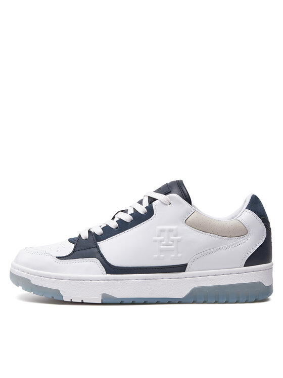 Tommy Hilfiger Tommy Hilfiger Sneakers Th Basket Best Locker FM0FM04969 Bianco