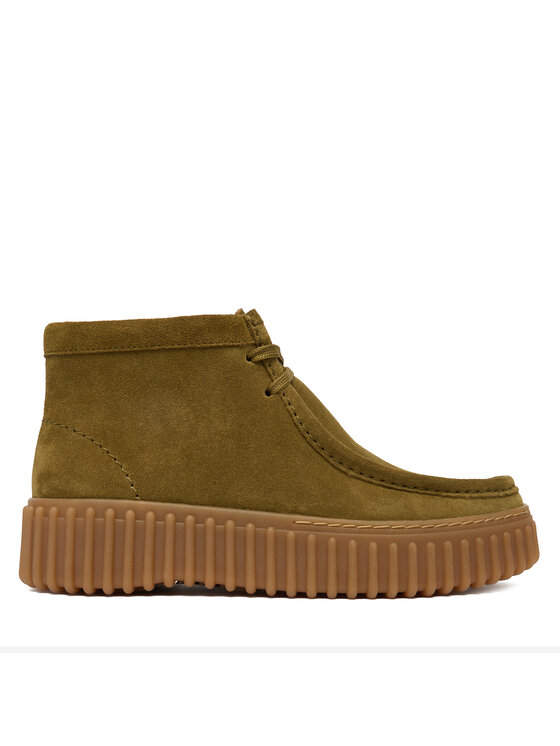 Clarks Clarks Kotníková obuv Torhill Moss 26183872 Khaki