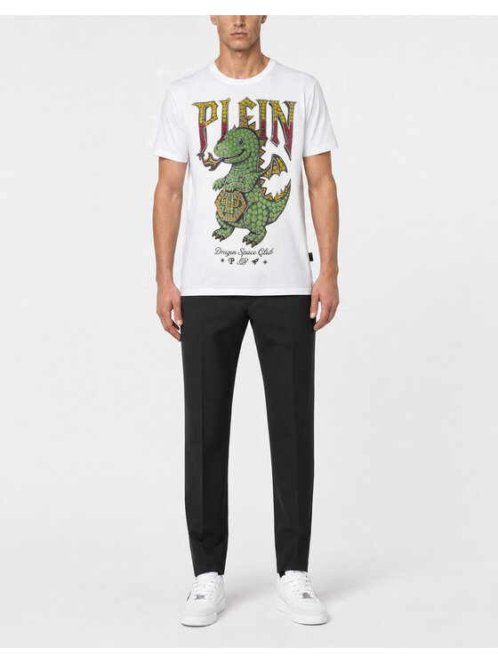 PHILIPP PLEIN PHILIPP PLEIN T-Shirt 31081 Biały Regular Fit
