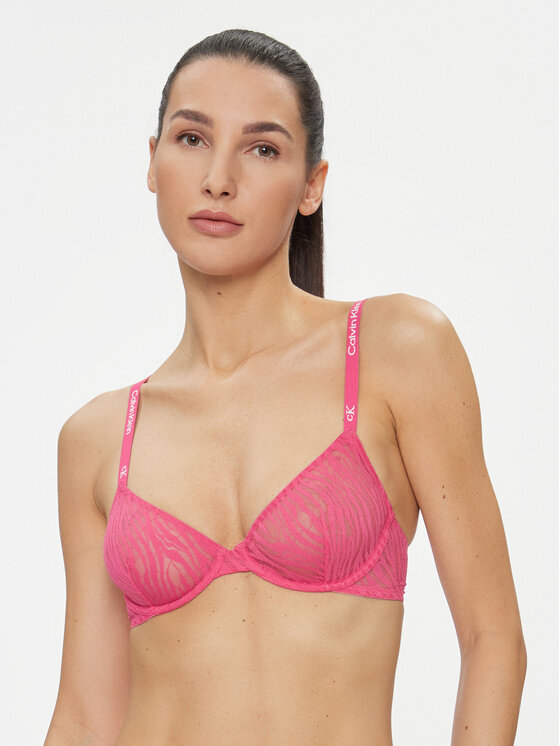 Calvin Klein Underwear Krūšturis ar stīpiņu 000QF7376E Rozā