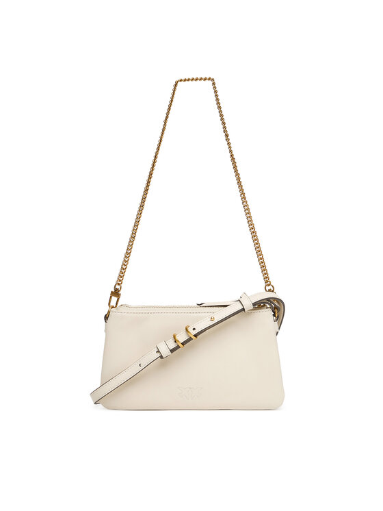 PINKO PINKO Borsetta Double Mini Al 25-26 PLTT 105359 A0QO Bianco