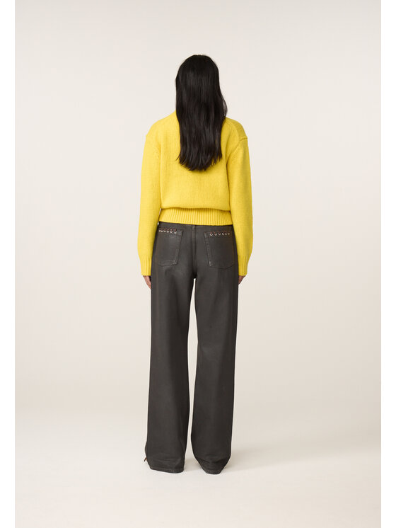 Fabienne Chapot Fabienne Chapot Sweter 6900-1861-178 Żółty Regular Fit