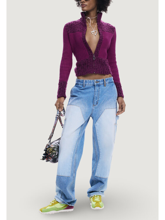 Desigual Desigual Cardigan REPRIS_JERS_PERTH Rosso Modern Fit