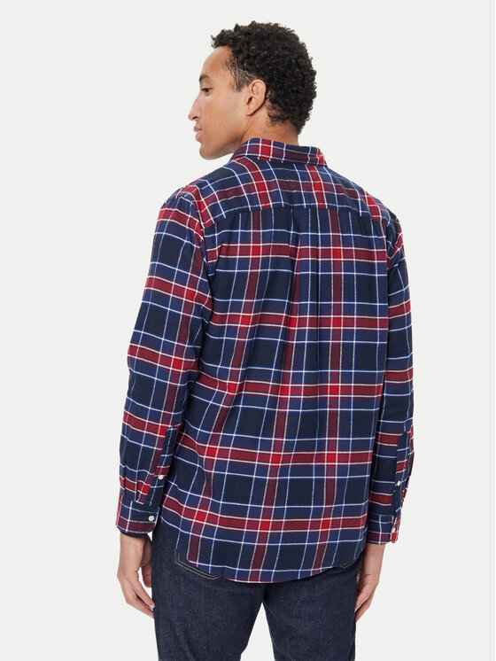 Tommy Hilfiger Tommy Hilfiger Cămașă Hero MW0MW40473 Bleumarin Regular Fit