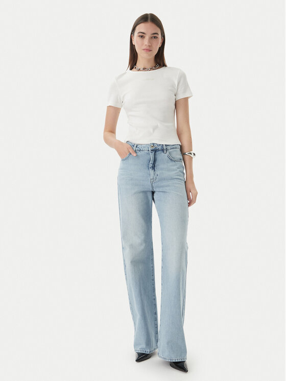 Patrizia Pepe Patrizia Pepe Džinsi 2P1772/D070-CB21 Gaiši zila Straight Fit