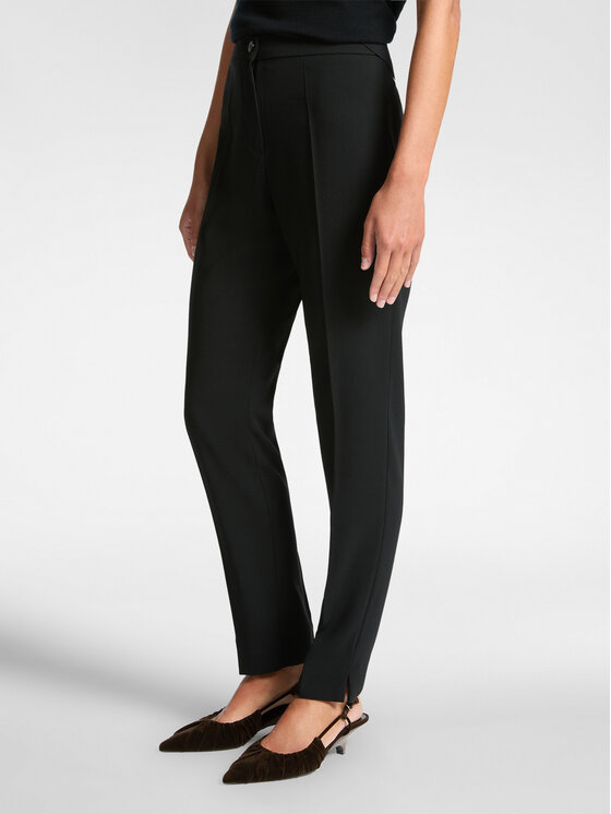 Elena Mirò Elena Mirò Spodnie materiałowe P162P000358N050 Czarny Regular Fit