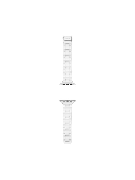 Vyměnitelný pásek do hodinek Apple Watch Fossil, Barva: Stříbrná, S380005
