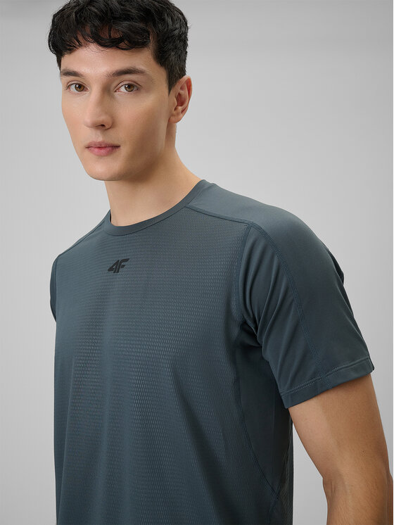 4F 4F Koszulka techniczna VICTORY PACK Szary ciemny Regular Fit
