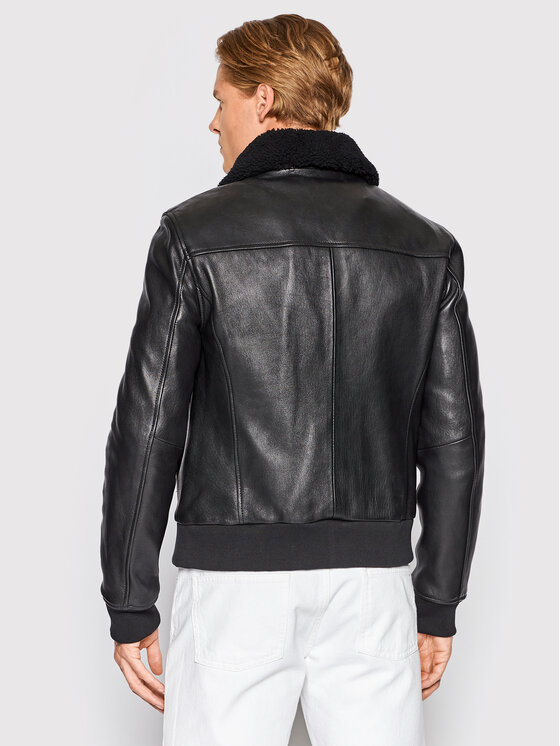 Serge Pariente Serge Pariente Nahkjope Style 18 Must Regular Fit