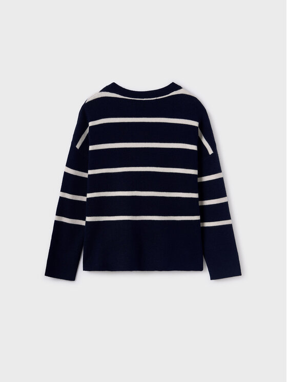Mayoral Mayoral Sweter 7.305 Granatowy Regular Fit