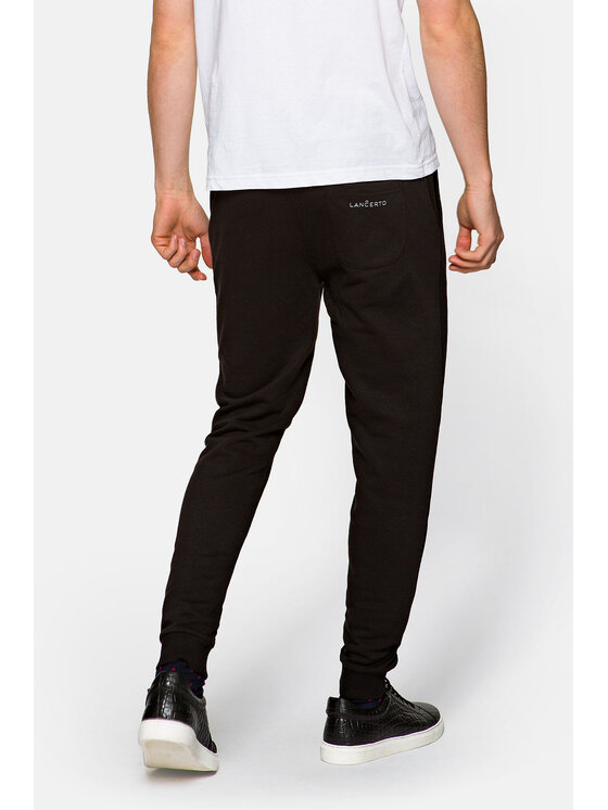 Lancerto Lancerto Spodnie dresowe Dax Czarny Regular Fit