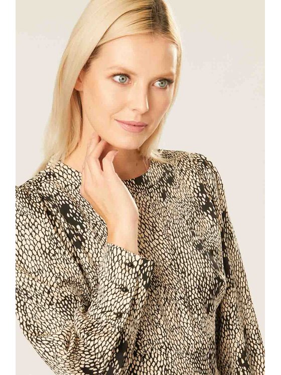QUIOSQUE QUIOSQUE Každodenné šaty SOPHIA DRESS Béžová Regular Fit