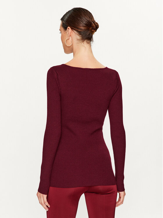 PINKO Pinko Pullover Giraffa 101846 A15S Dunkelrot Regular Fit