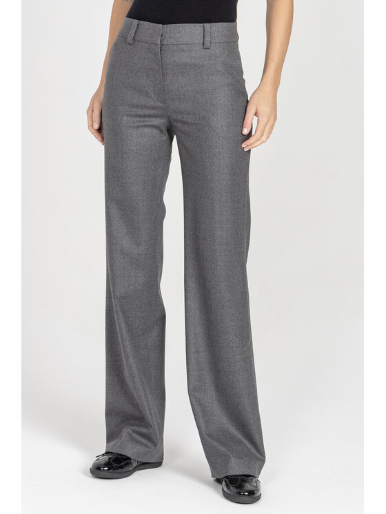 Deni Cler Milano Deni Cler Milano Spodnie materiałowe W-DC-5278-E5-I6-88-1 Szary Regular Fit
