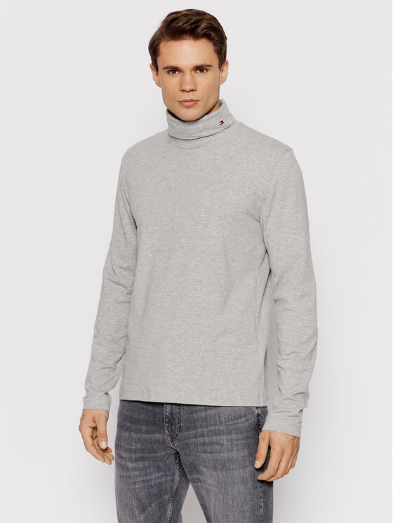 Tommy Hilfiger Tommy Hilfiger Golf Roll Neck MW0MW21009 Szary Regular Fit