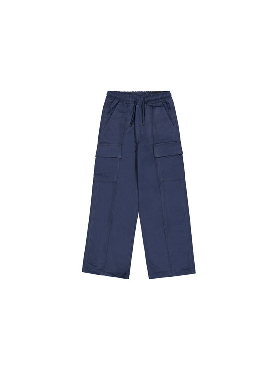Alpha Industries Alpha Industries Spodnie cargo Open Leg Cargo Pant Kids Granatowy Loose Fit