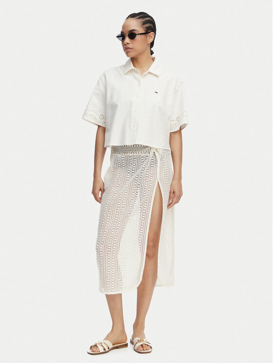 Ysabel Mora Ysabel Mora Midi sukňa 86284 Svetlo béžová Regular Fit