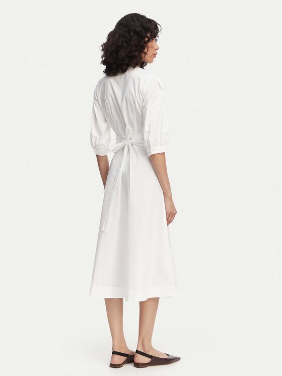 Marella Marella Každodenné šaty Stecca 2613221192 Biela Regular Fit