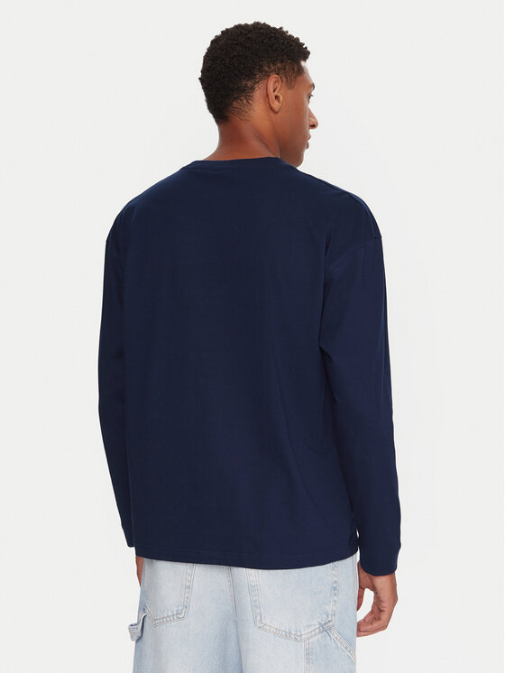 Reebok Reebok Longsleeve RK25155CCM Σκούρο μπλε Regular Fit