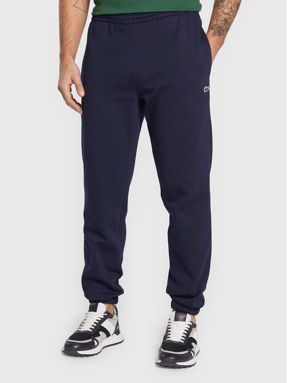Lacoste Teplákové nohavice XH9610 Tmavomodrá Regular Fit