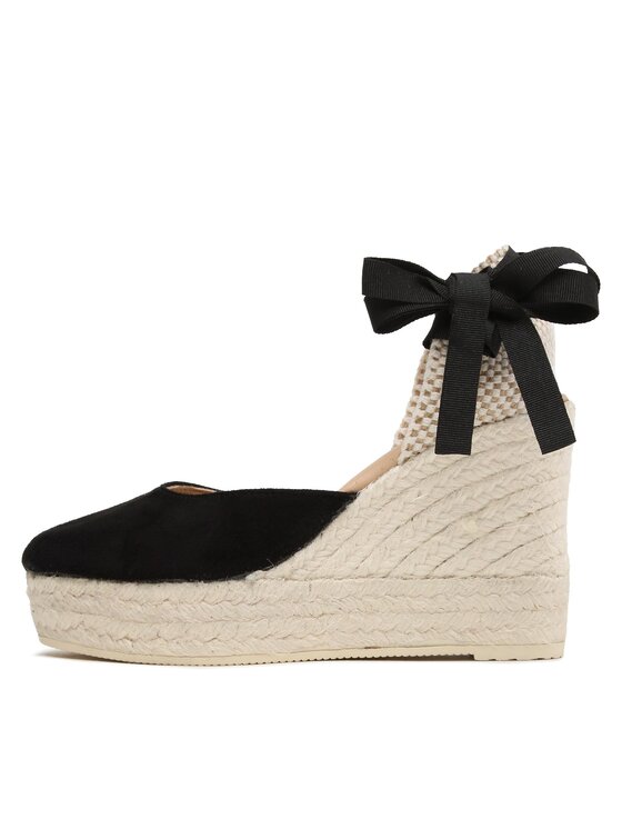 Manebi Manebi Espadrilles Wedge Espadrilles K 1.0 WV Fekete