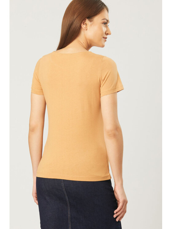 QUIOSQUE QUIOSQUE Blúzka 16-TD-156 Oranžová Regular Fit
