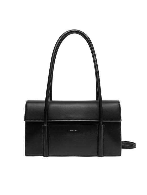 Damska Torebka Calvin Klein, Czarna, Ck Linn Shoulder Bag K60K613111