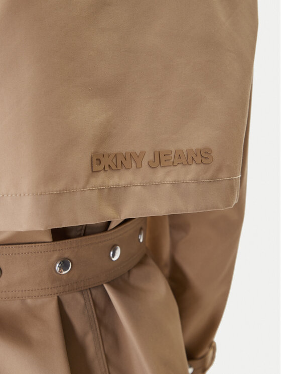 DKNY DKNY Viharkabát DJ6J6232 Bézs Regular Fit