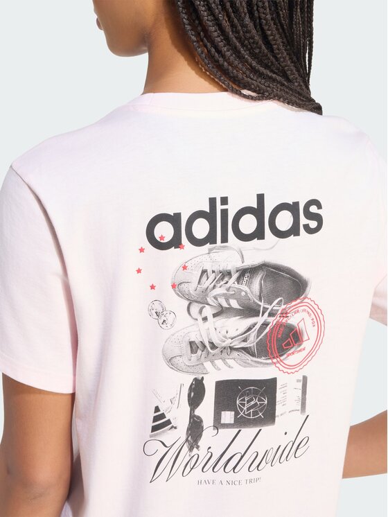 adidas adidas T-Shirt 165841 Brązowy ciemny Loose Fit