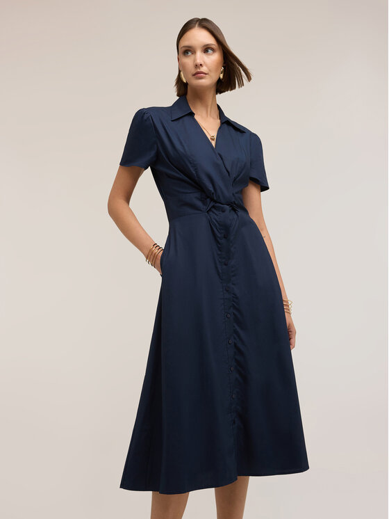 Motivi Motivi Vestito da giorno 7001Q103566N0Z4 Blu A-Line Fit