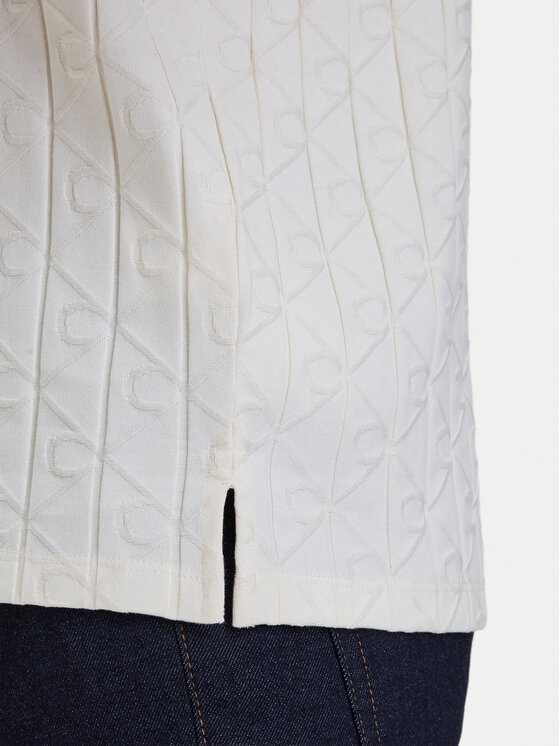 Calvin Klein Calvin Klein Polokošeľa LV04LE203G Krémová Regular Fit