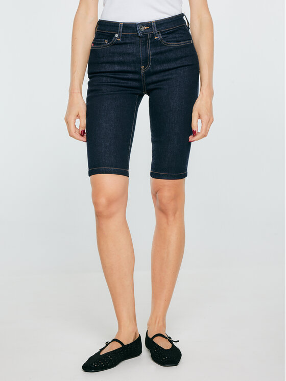 BIG STAR BIG STAR Szorty jeansowe INGRID Granatowy Slim Fit