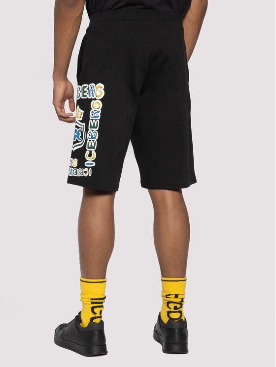 Pantaloncini sportivi 20EI1P0D0126311 Nero Regular...