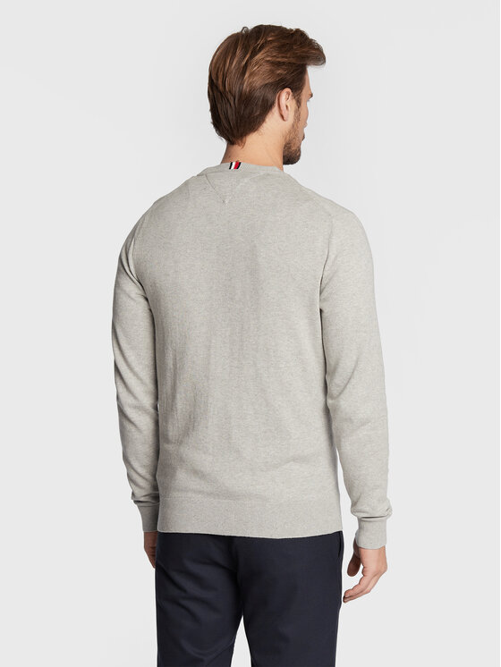 Tommy Hilfiger Tommy Hilfiger Svetr MW0MW28046 Šedá Regular Fit