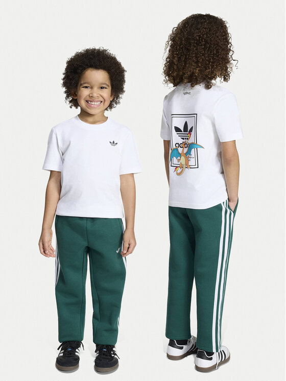 adidas adidas Komplet t-shirt i spodnie Pokemon KS7088 Biały Regular Fit