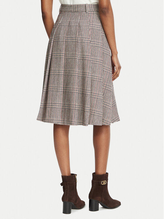Tommy Hilfiger Tommy Hilfiger Plisseeseelik WW0WW52233 Tumebeež A-Line Fit