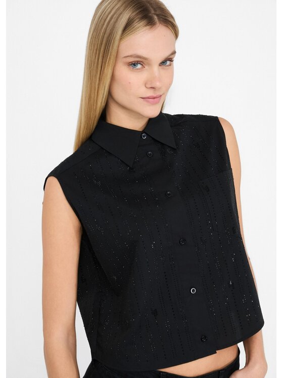 Liu Jo Liu Jo Camicia UF5239T039AM9862 Nero Regular Fit