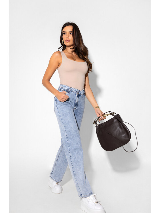 LilaLou LilaLou Bluzka Betty Beżowy Active Fit