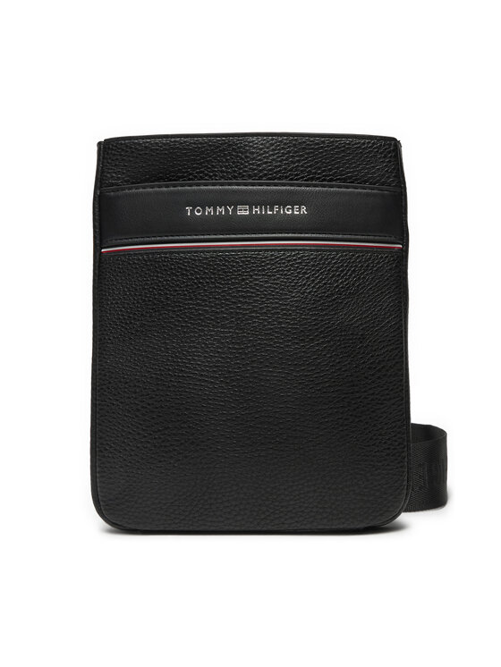 Geantă crossover Tommy Hilfiger Th Corp Mini Crossover AM0AM13113 Negru