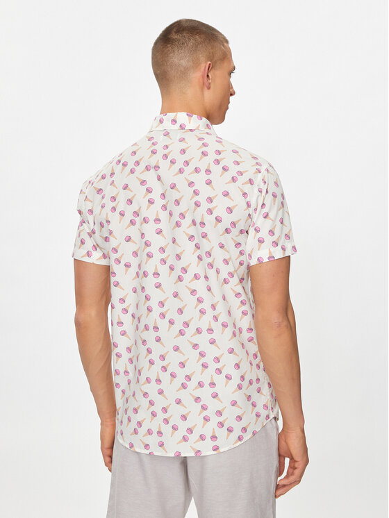 Jack & Jones Jack & Jones Koszula Sunshade 12249217 Kolorowy Slim Fit