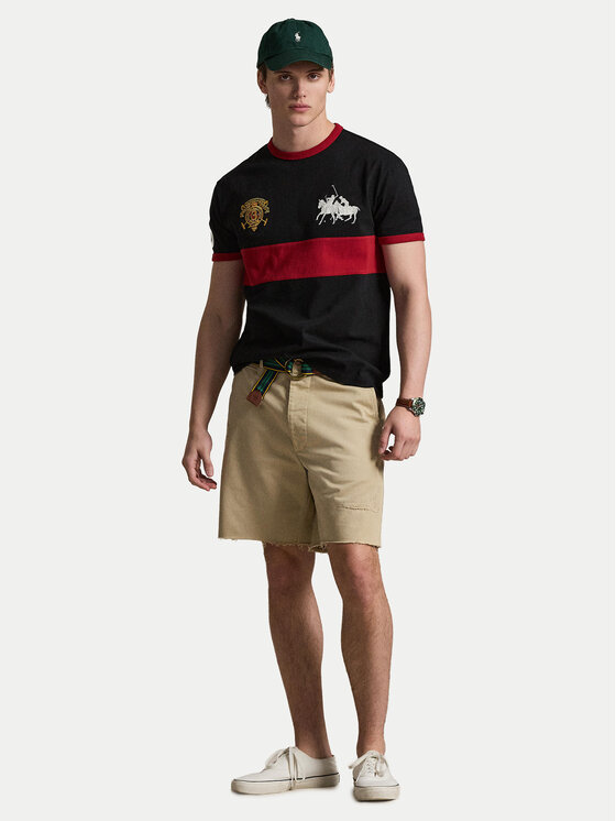 Polo Ralph Lauren Polo Ralph Lauren T-Shirt 710B14218001 Czarny Regular Fit
