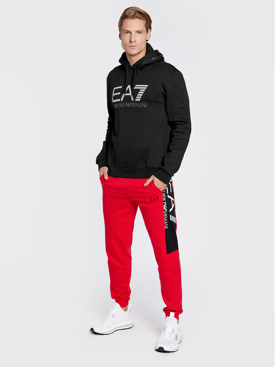 EA7 Emporio Armani EA7 Emporio Armani Bluza 6LPM88 PJ07Z 1200 Czarny Regular Fit