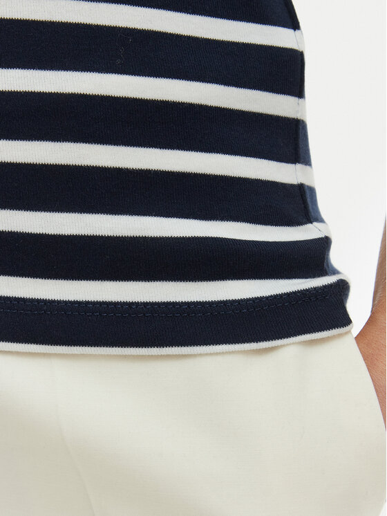 Tommy Hilfiger Tommy Hilfiger Felső WW0WW47806 Sötétkék Slim Fit