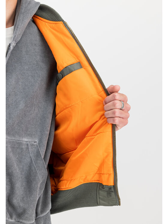 Alpha Industries Alpha Industries Bundy bomber AI.191118-432 Zelená Slim Fit