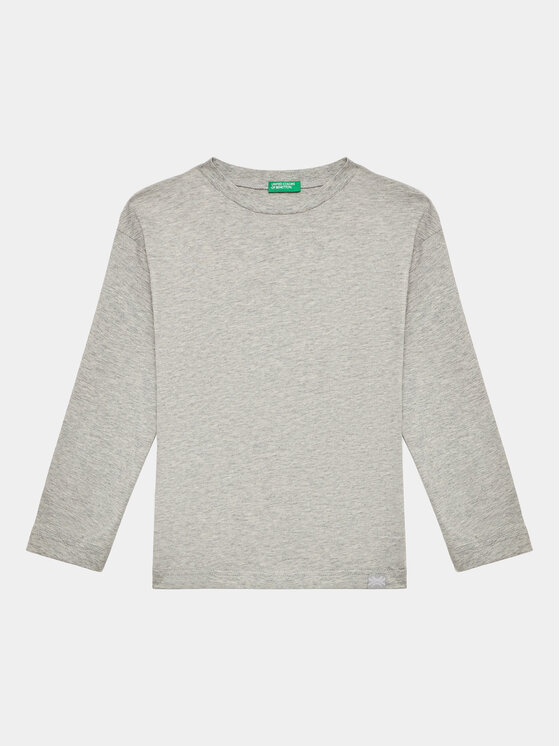 United Colors Of Benetton Bluză 3I1XC10DB Gri Regular Fit